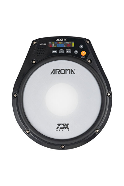 Choice1 لوحة دق الطبول الإلكترونية APD-20 AROMA APD-20 مع كاتم صوت إلكتروني و...