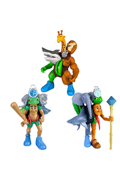 BANDAI 18 سنتيمتر 3Pcs-CDE جديد تونغ تونغ تونغ ساهور Tralalero Tralala الإيطا...