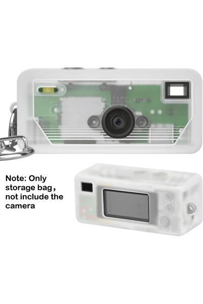 Choice3 جراب سيليكون شفاف لكاميرا كوداك سلسلة مفاتيح الرقمية، سلسلة مفاتيح صغ...