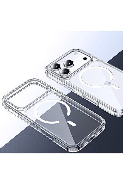 Choice3 جراب شحن لاسلكي MagSafe شفاف تمامًا لهاتف iPhone 17 Pro Max، متوافق م...