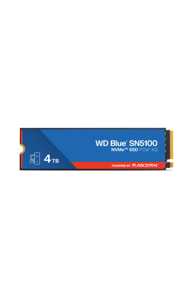 WESTERN DIGITAL SSD SN5100, 4TB, PCI Express 4.0 x4, M.2 2280