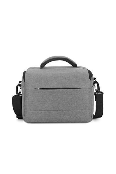 Choice حقيبة رمادية اللون، حقيبة يد من النايلون، حقيبة كتف، حقيبة كاميرا محمو...