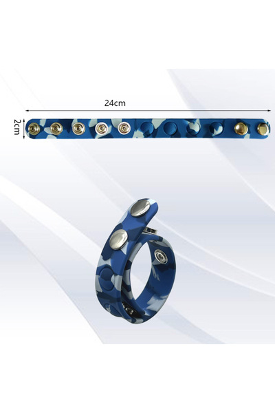 Choice5 حلقة تدليك متعددة الوظائف بأربعة ألوان مع حلقة تثبيت قابلة للتعديل لز...