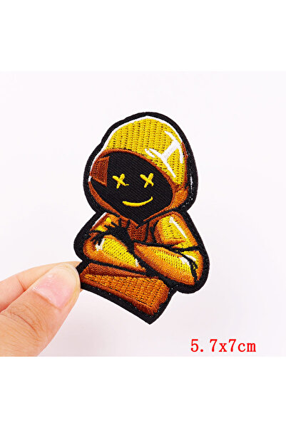 Choice45 رقعة تطريز حيوانية (ثعلب وخروف) PE6026CT، رقعة كرتونية/بانك، رقعة قا...