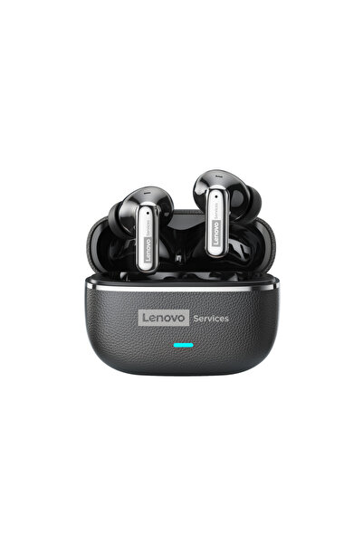 Choice1 سماعات أذن لاسلكية لينوفو LE208 سوداء اللون، مزودة بخاصية إلغاء ضوضاء...