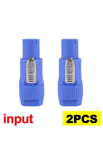 Choice9 2Pcs Blue For NAC3FCA NAC3FCB NAC3MA 3Pin Powercon Connector 20A 250V...