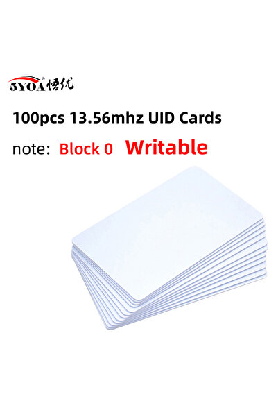 Choice1 UID 13.56mhz 100pcs/Lot RFID Card 13.56Mhz IC Cards M1 MF S50 Classic...