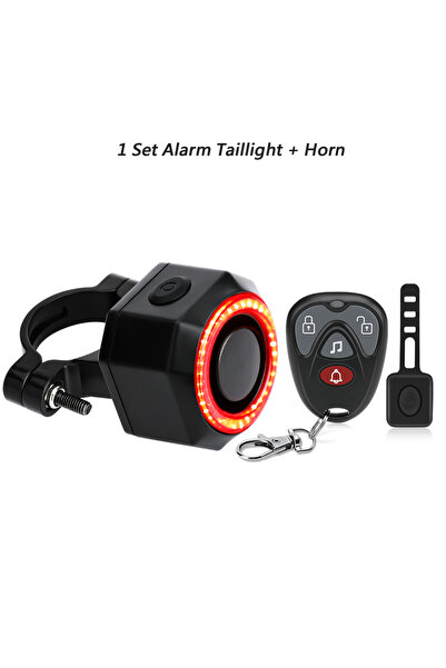 Choice10 C New Remote New Bicycle Alarm Taillight Waterproof Smart Auto Brake...