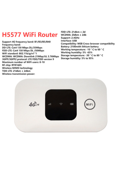 Choice5 مودم USB APWIKOGER H5577 4G LTE بسرعة 150 ميجابت في الثانية، راوتر وا...