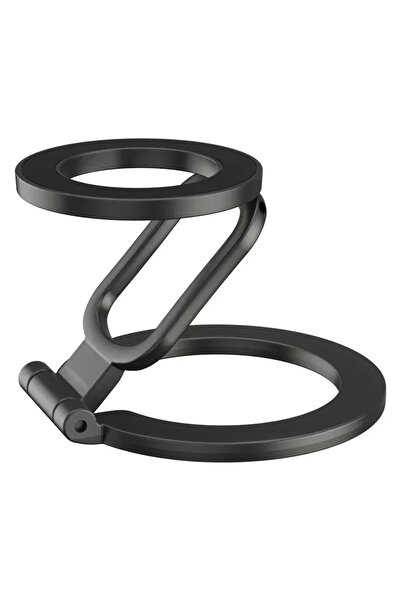 Choice Black Double Sided Phone Stand Magnetic Phone Ring Holder Kickstand Ma...