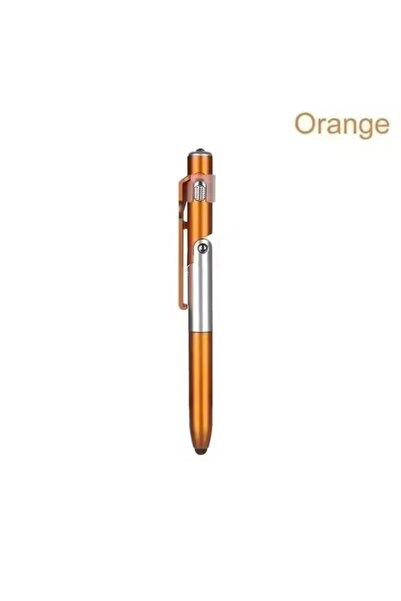 Choice4 Orange 4 In 1 Multifunction Ballpoint Pen with LED Light Fold Phone H...