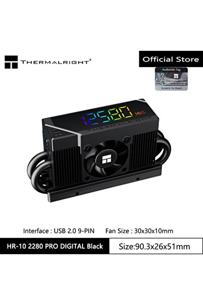 Choice1 Black Thermalright HR-10 2280 PRO DIGITAL M.2SSD solid state drive di...
