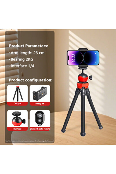 Choice1 حامل ثلاثي القوائم مرن جديد 2 في 1 من ستايل A بدون إضاءة، مزود بجهاز ...