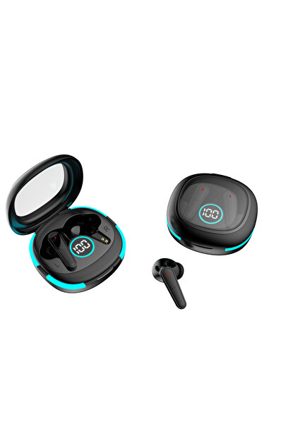 Choice1 سماعات Plus50 اللاسلكية الحقيقية الأكثر مبيعًا باللون الأسود، مزودة ب...