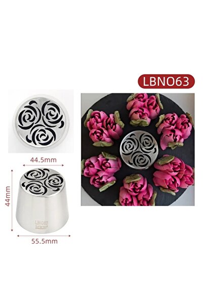 Choice8 قمع تزيين معجنات كبير الحجم من الفولاذ المقاوم للصدأ باللون الوردي بن...