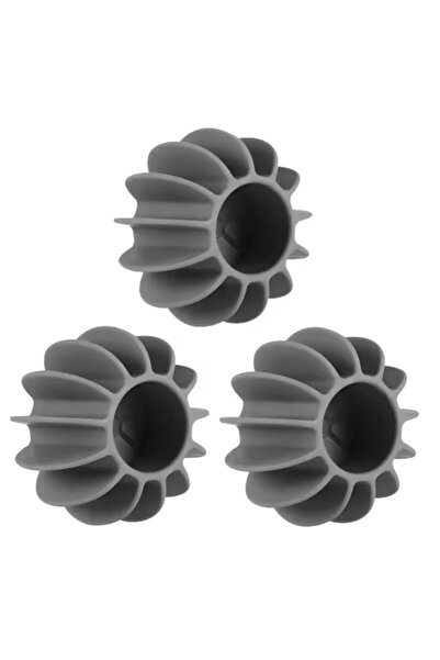 Choice3 كرات غسيل رمادية اللون، 3 قطع، أداة قابلة لإعادة الاستخدام لتنظيف الم...