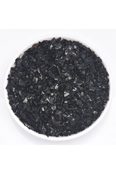 Choice67 100g Black Obsidian 20-100g Natural Chip Gemstone Bead Tumbled Stone...