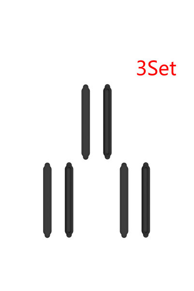 Choice8 Black Black 2pcs Dust Protector Decoration Strips Replacement Port Si...