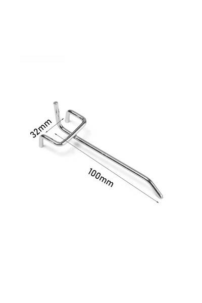 Choice22 20 قطعة من خطافات العرض 32 مم × 100 مم (5/10/20 قطعة) - رفوف تخزين أ...