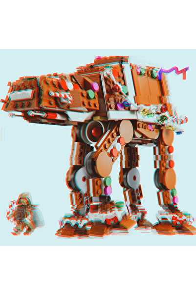 Choice4 بدون علبة أصلية 60548A متوفر في المخزون، مجسم زنجبيل عيد الميلاد ATAT...