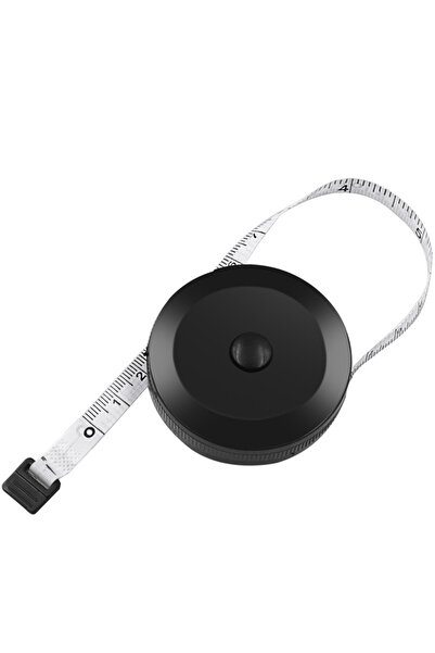 choice2 1.5M 1pcs Black White 150cm Mini Tape Meter Tape Tailor Ruler Keychai...