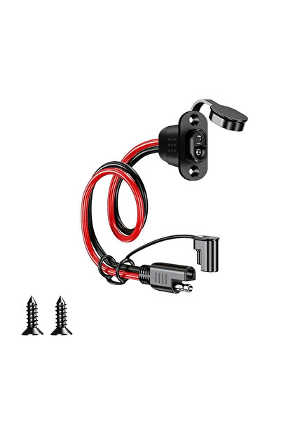 Choice1 1pcs SAE Quick Connector Harness, 12AWG SAE Adapter Male Plug to Fema...