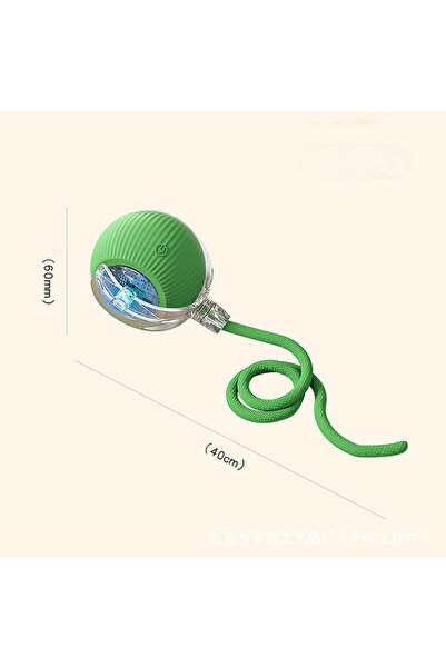 Choice green Cat Interactive Ball Toys Automatic Rolling Ball For Kitten Rech...