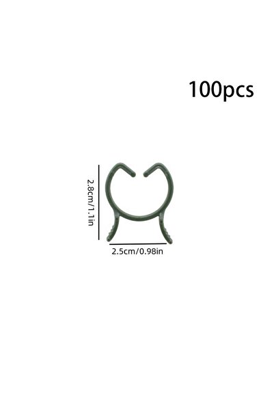 choice2 100 قطعة من مشابك تثبيت النباتات (مقاس M) أو 200 قطعة، 3 أحجام مختلفة...