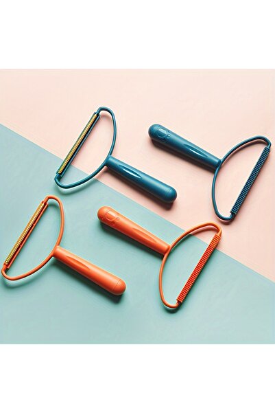 Choice1 فرشاة إزالة الوبر المحمولة ذات الوجهين باللون الأزرق، لإزالة شعر الحي...