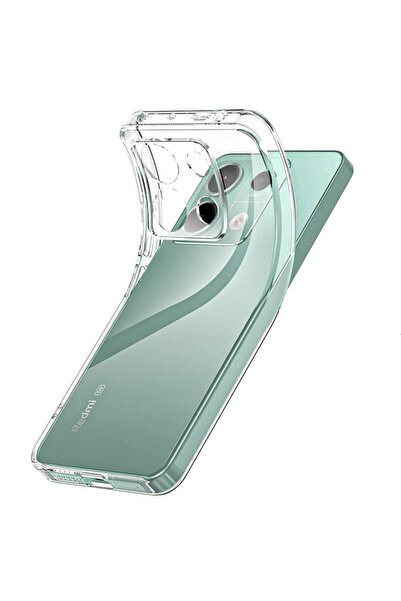 Choice23 جراب سيليكون ناعم شفاف فائق النحافة لهاتف شاومي 13T برو، متوافق مع ه...