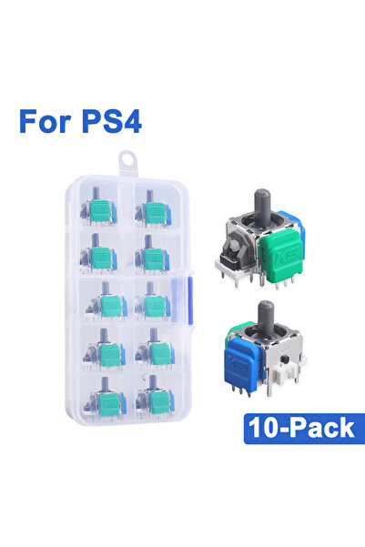 choice2 ١٠ قطع بديلة لعصا التحكم بتقنية TMR لجهاز PS4، متوافقة مع أجهزة PS5/P...