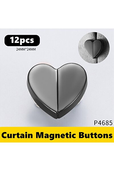 Choice15 12pairs Curtain Magnetic Button Detachable Curtain Fix Fastener Clip...