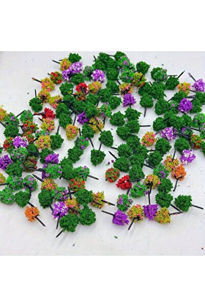 Choice3 مجموعة من 12 شجرة صغيرة بألوان متنوعة لتزيين المناظر الطبيعية المصغرة...