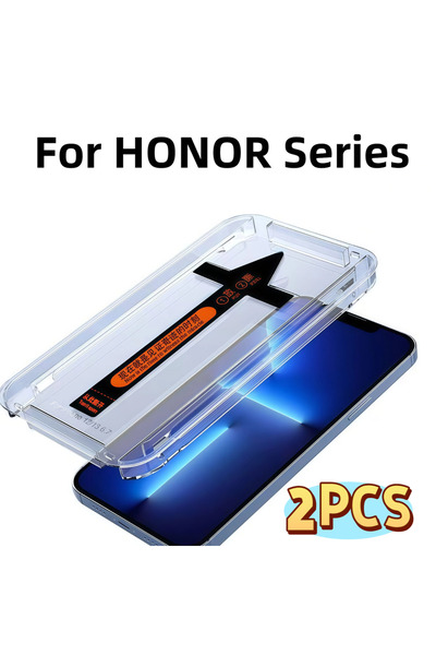 choice2 واقي شاشة زجاجي مقوى عالي الدقة (قطعتان) لهواتف هونر ماجيك 4 برو، متو...