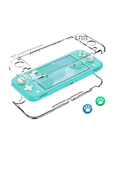 Choice غطاء كريستالي شفاف واقٍ من الكريستال من DATA FROG لجهاز Switch Lite Co...