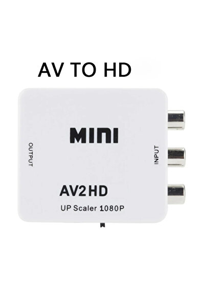 choice2 White AV to HD High Quality HD 1080P hdmi-compatible To RCA AV/CVBS A...