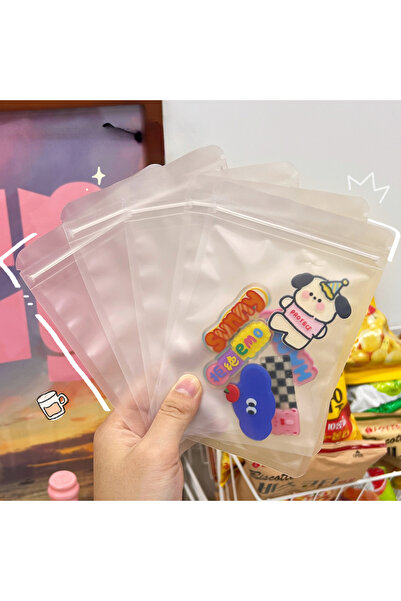 Choice 10×15 سم، 50 قطعة ، حقيبة تغليف طعام شفافة ذاتية الإغلاق، غير لامعة، 5...