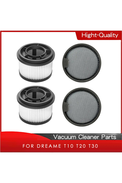 Choice 4 فلاتر قابل للغسل لمكنسة Dreame T10 T20 T30 اليدوية، بديلة لمكنسة XIA...
