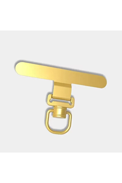 choice2 مشبك حبل هاتف دوار 360 درجة من المعدن الذهبي A-Metal، مصنوع من الفولا...