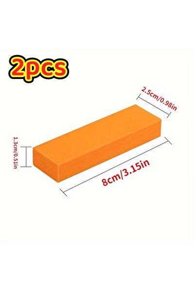 Choice ممحاة برتقالية اللون مكونة من قطعتين لإزالة الترسبات الكلسية والصدأ - ...