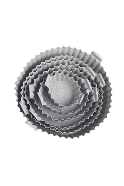 Choice صينية سيليكون رمادية اللون لقلاية الهواء، حصيرة خبز، بطانة سلة قلي، حا...