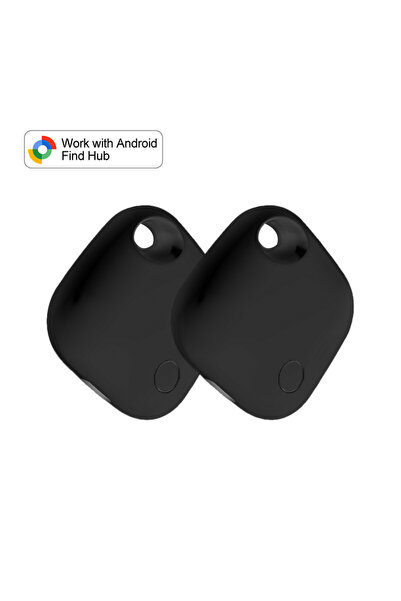 Choice1 أسود - قطعتان من جهاز تتبع جوجل GPS Find My، جهاز تتبع محمول يعمل بنظ...