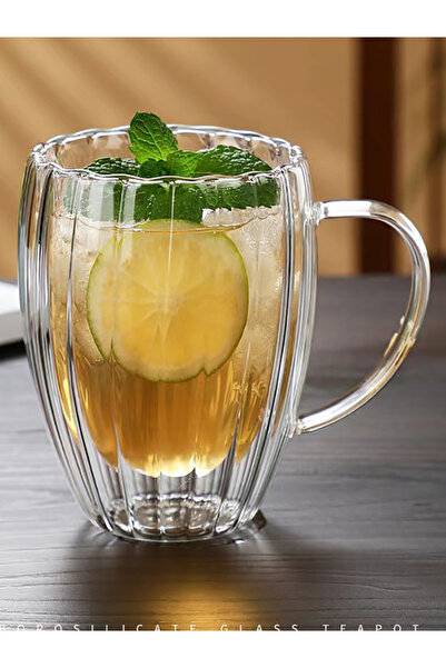 Choice3 كوب زجاجي شفاف مقاوم للحرارة سعة 350 مل، مناسب للقهوة والشاي والماء، ...