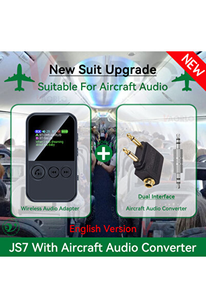 choice2 مع محول نقطة الوصول، جهاز إرسال واستقبال صوتي بتقنية بلوتوث 6.0، شاشة...