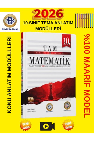 Orijinal Yayınları 9-10-11-12 Bilgi Sarmal 10.Sınıf Matematik Tema Konu Anlat...