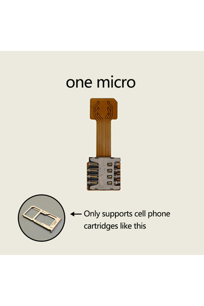 Choice1 ONE MICRO Universal DIY Android Phone TF Dual SIM Card Adapter Nano C...