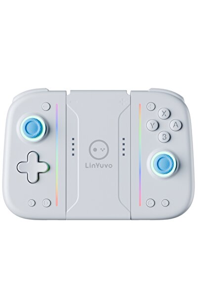 Choice1 White Blue LinYuvo Wireless Switch Controller KS52 for Nintendo NS/OL...