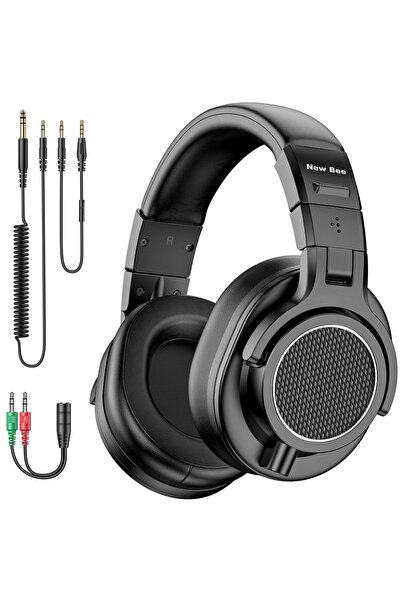 Choice Black New Bee Wired Hi-Res Studio Headphone Monitor Music Professional...
