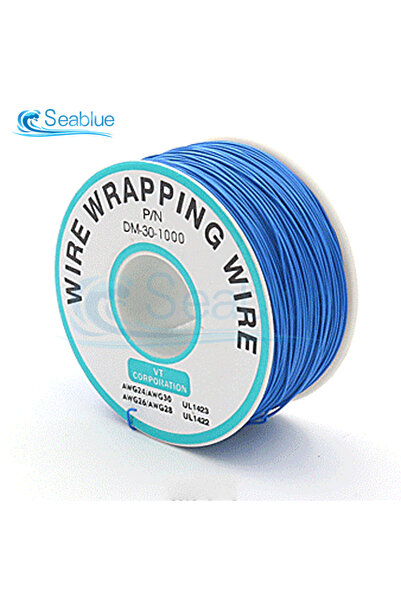 choice2 blue 250m 30AWG Wrapping Wire Tin Plated per B-30-1000 Cable Breadboa...