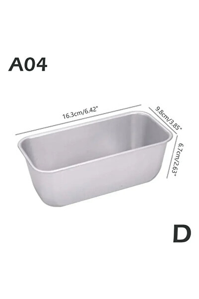 Choice3 قالب خبز مستطيل A04 من الفولاذ الكربوني غير اللاصق، قالب كيك صغير، قا...